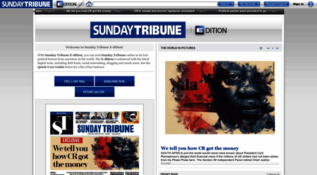 sundaytribune.newspaperdirect.com