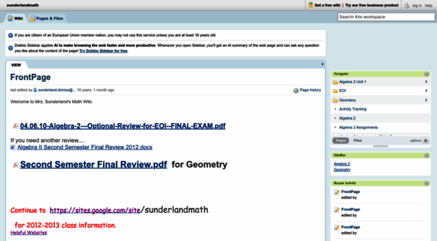 sunderlandmath.pbworks.com