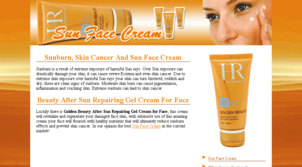 sunfacecream.com