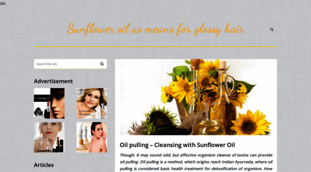 sunfloweroilforhair.net