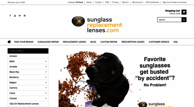 sunglassreplacementlenses.com