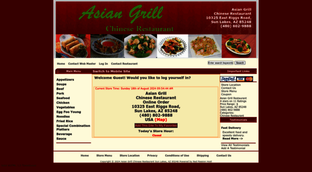 sunlakesasiangrill.com