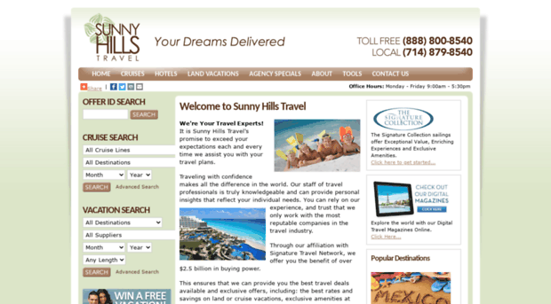 sunnyhillstravel.com