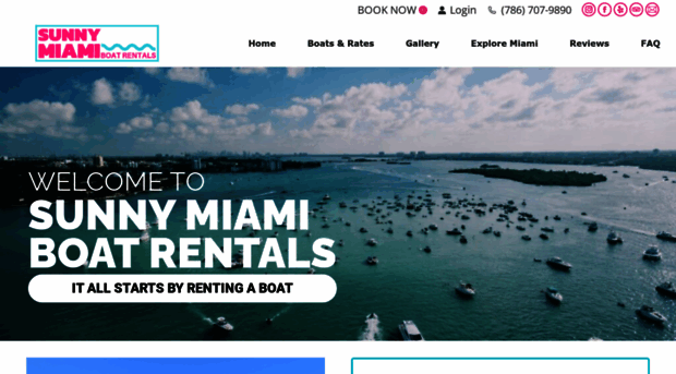 sunnymiamiboatrentals.com