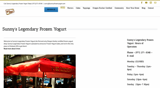 sunnysfrozenyogurt.com