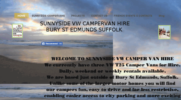 sunnysidevwcampervanhire.com