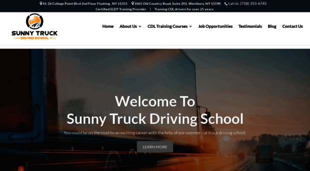 sunnytruckdrivingschool.com