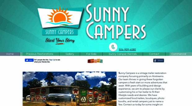 sunnyvintagecampers.com