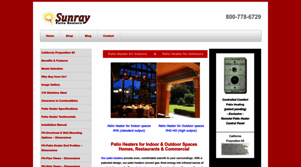 sunraypatioheaters.com