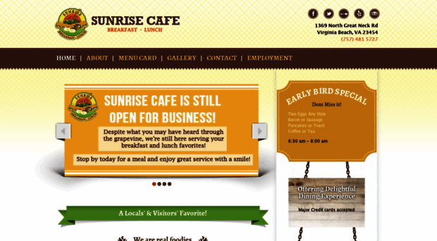 sunrisecafevb.com
