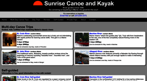 sunrisecanoeandkayak.com