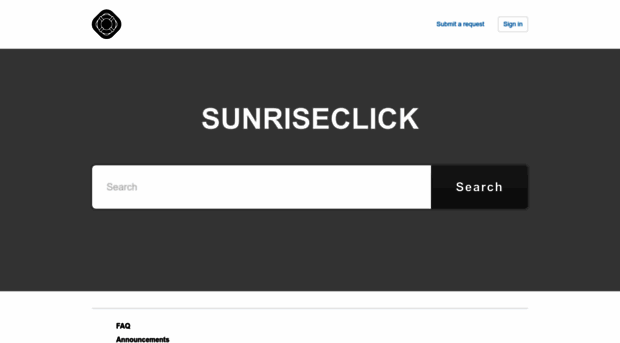 sunriseclick.zendesk.com