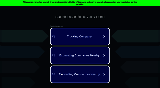 sunriseearthmovers.com