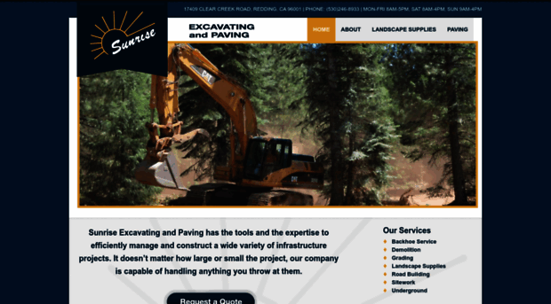 sunriseexcavating.com