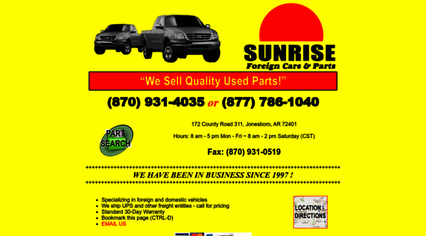 sunriseforeignautoparts.com