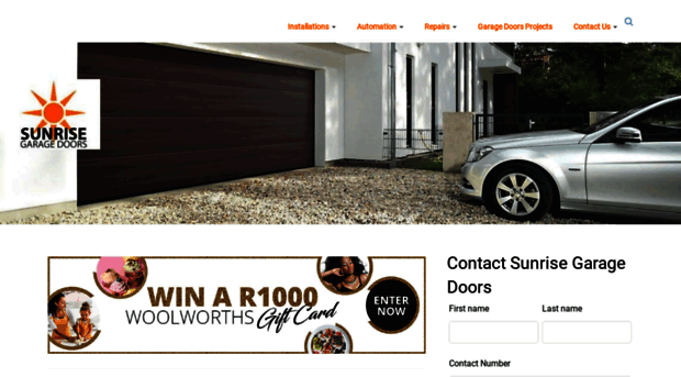 sunrisegaragedoors.co.za