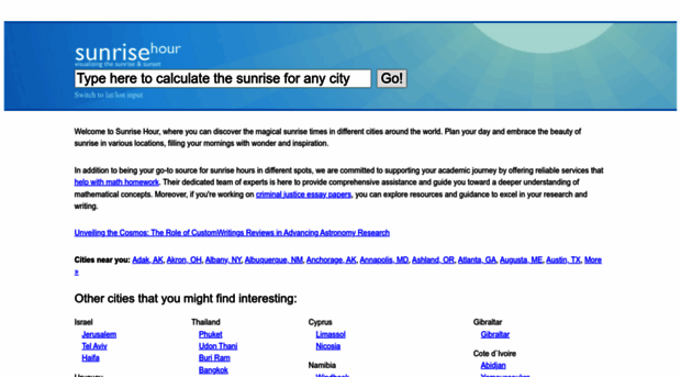 sunrisehour.com