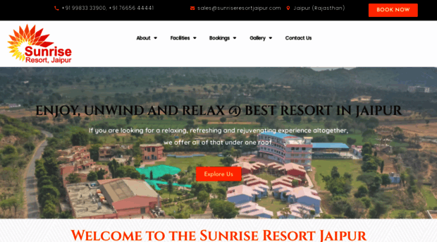 sunriseresortjaipur.com