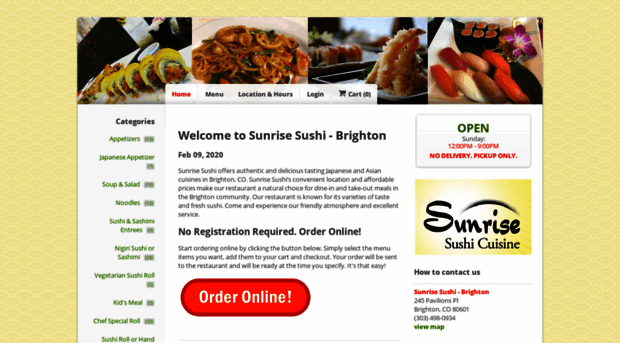 sunrisesushibrighton.com