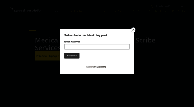 sunrisetranscription.net