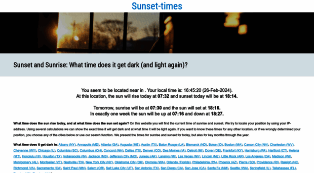 sunset-times.com