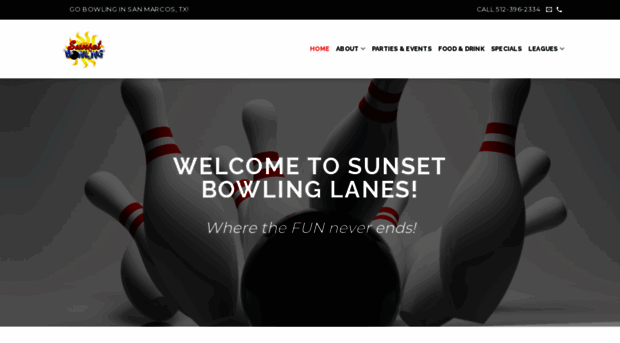 sunsetbowlinglanes.com