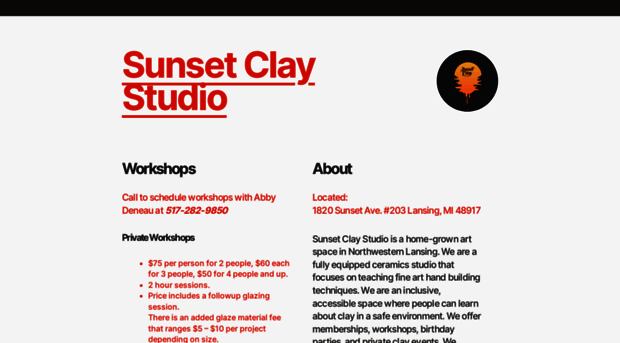 sunsetclaystudio.com