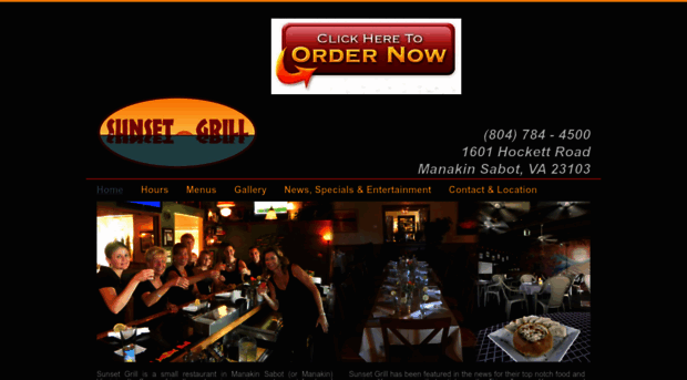 sunsetgrillgoochland.com