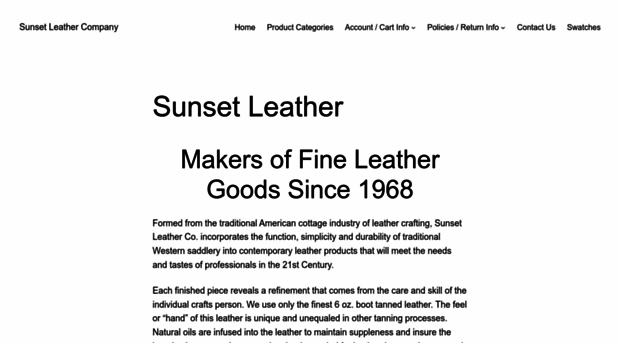 sunsetleather.com