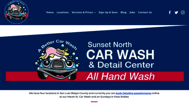 sunsetnorthcarwash.com