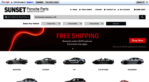 sunsetporscheparts.com