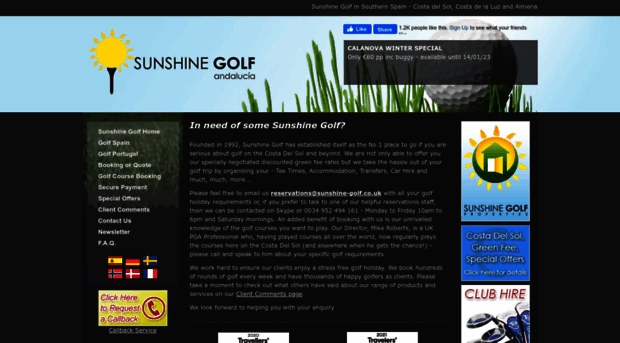 sunshine-golf.co.uk