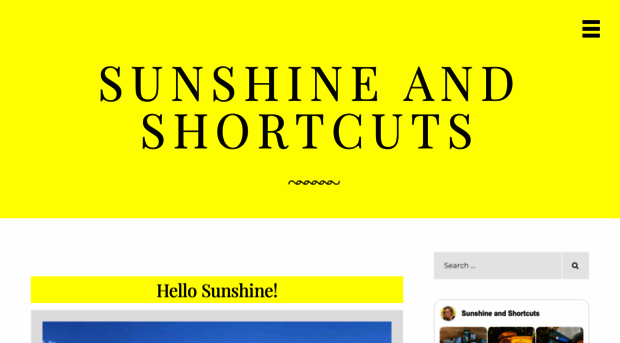 sunshineandshortcuts.com