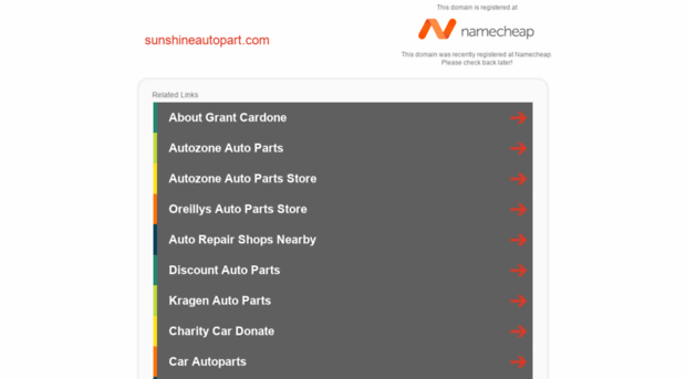 sunshineautopart.com