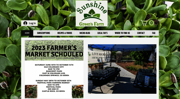 sunshinegreensfarm.com