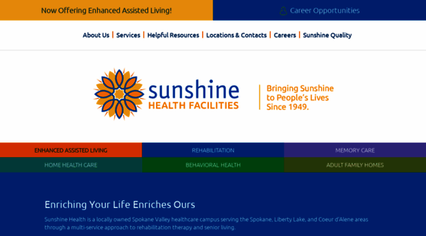 sunshinehealthfacilities.com