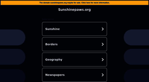 sunshinepaws.org