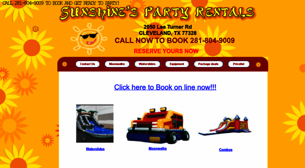 sunshinespartyrentals.com