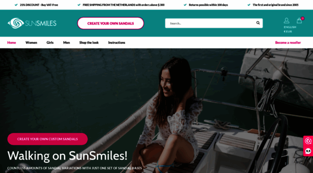 sunsmilessandals.com