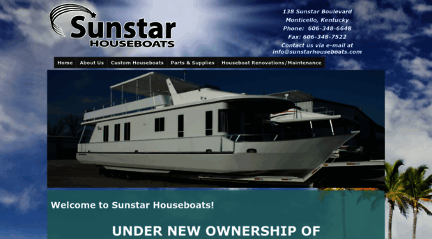 sunstarhouseboats.com