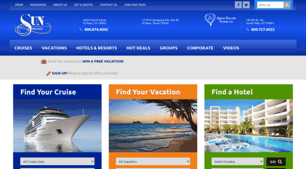 suntravelcruises.com