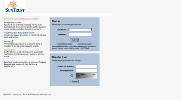 suntrust online sign in