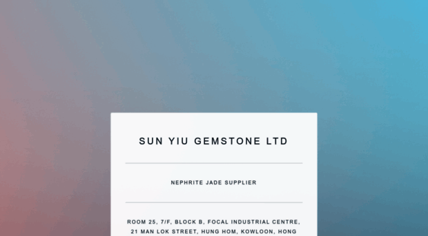 sunyiu.com.hk