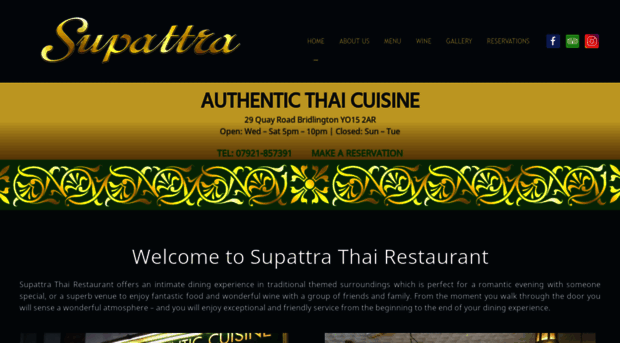 supattrathairestaurant.com
