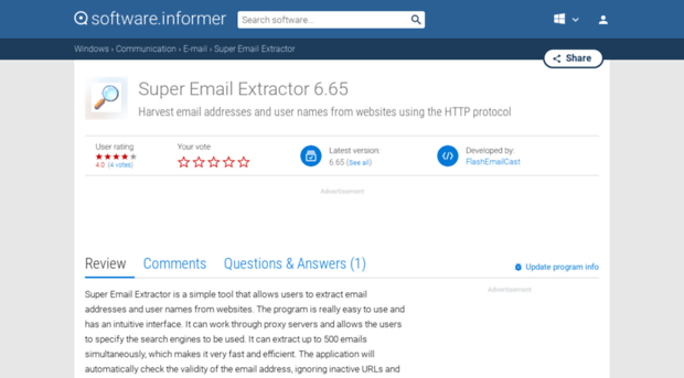 super-email-extractor.software.informer.com