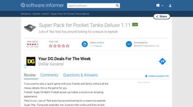 super-pack-for-pocket-tanks-deluxe.software.informer.com