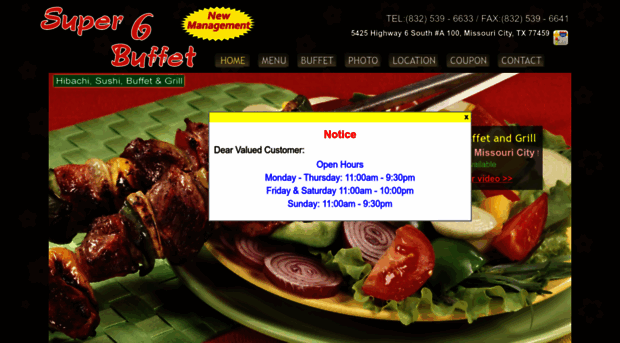 super6buffet.com