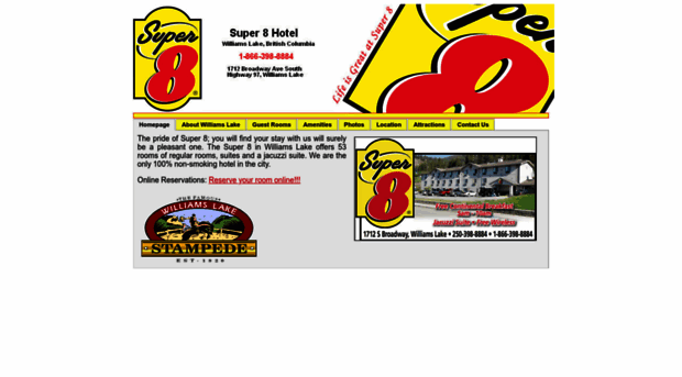 super8williamslake.com