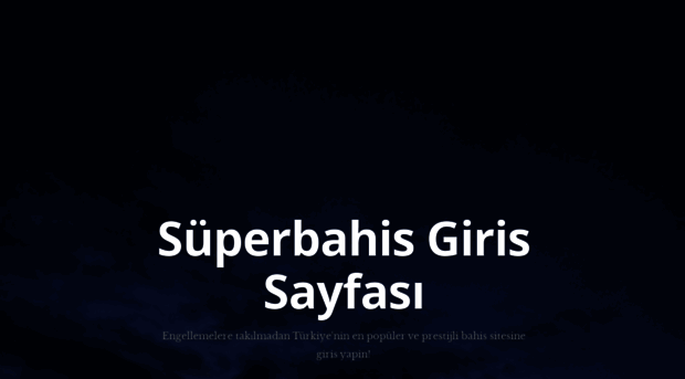 superbahisguncelgiris.com