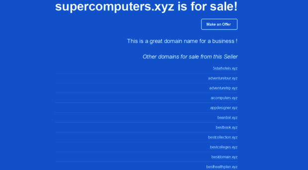 supercomputers.xyz